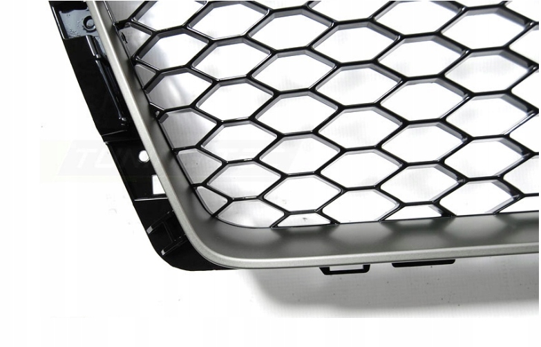 Grill Atrapa AUDI A4 B9 15- MATOWY SZARY RS-STYLE
