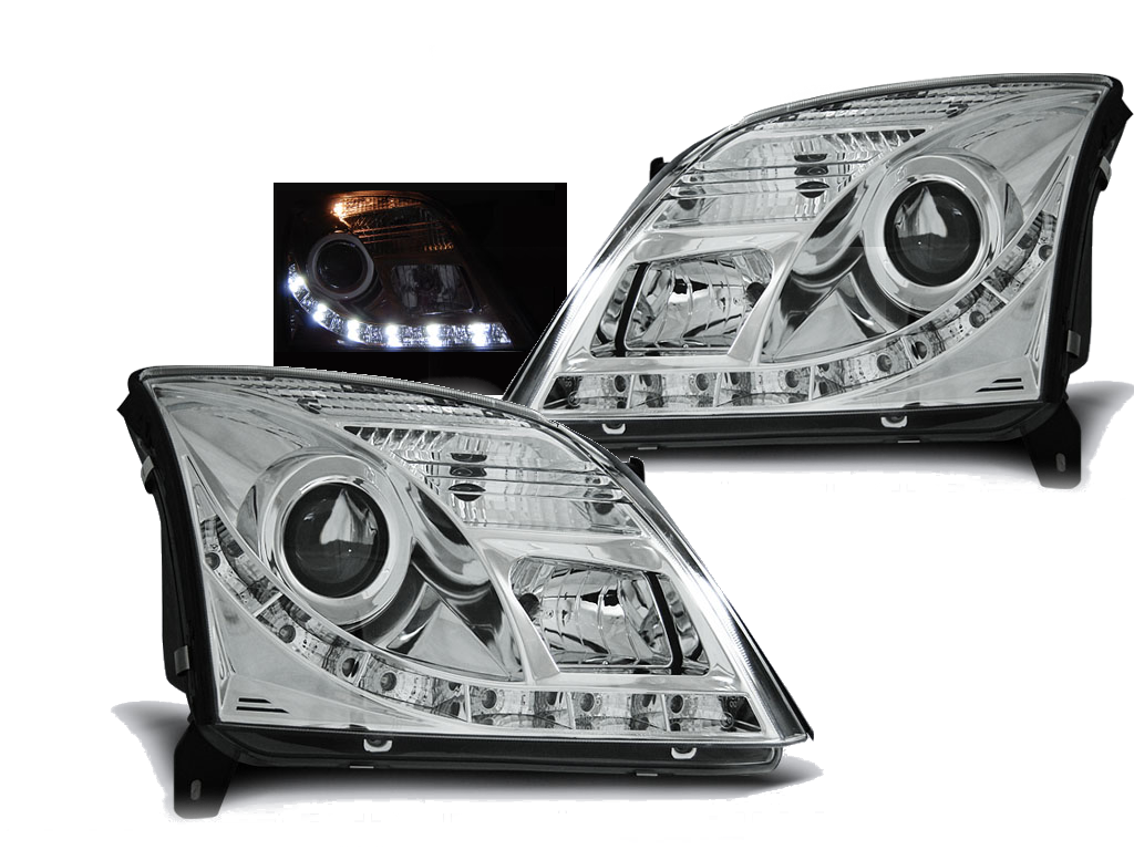 Lampy Reflektory OPEL VECTRA C 02-05 DRL XENON D2S
