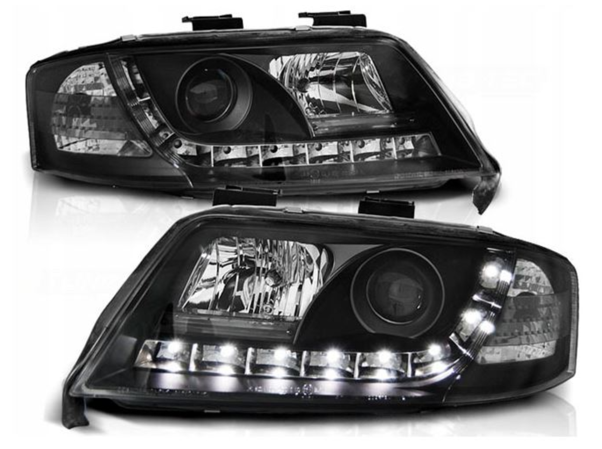 Reflektory Lampy AUDI A6 C5 4B Od  1997 Do 2001 LED DAYLINE Żarówki GRATIS