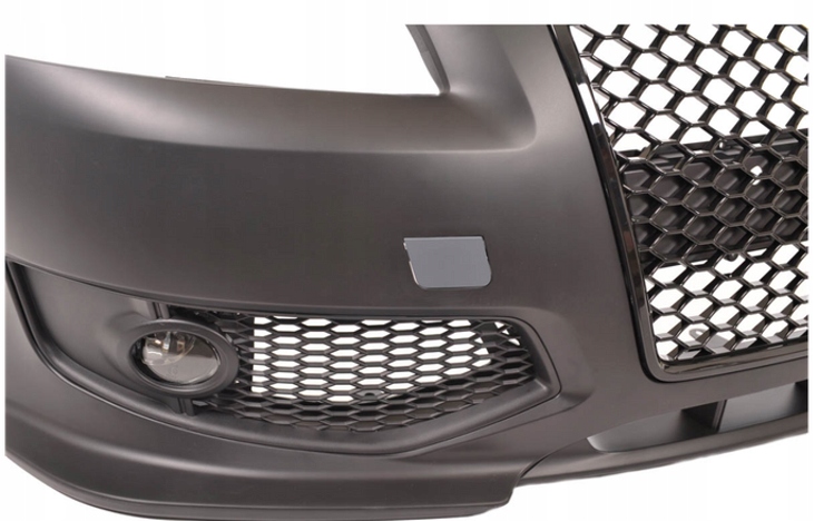 ZDERZAK PRZEDNI RS3 + GRILL+HALOGENY DO AUDI A3 8P OD 2005 DO 2008 Roku