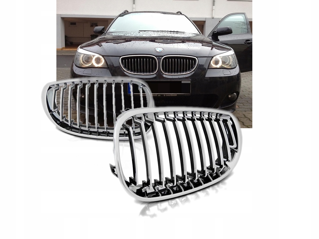 GRILL NERKI BMW E60/E61 03-10 CHROME