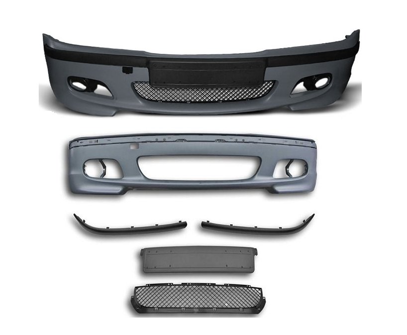 Zderzak Przedni BMW E46 M-PAKIET + HALOGENY