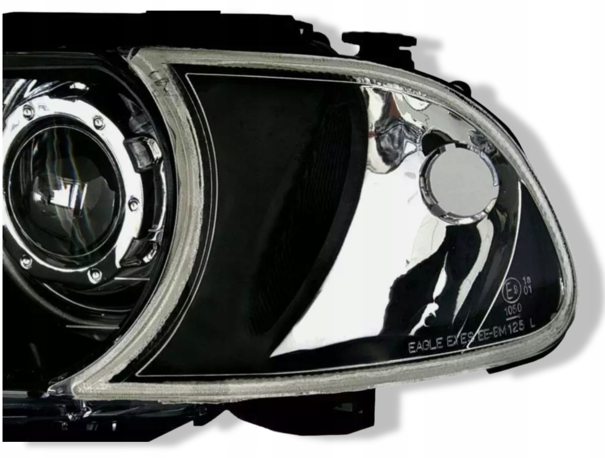 LAMPY Reflektory Do BMW E46 COUPE CABRIO Od 1999 Do 2003 BIAŁE RINGI CCF