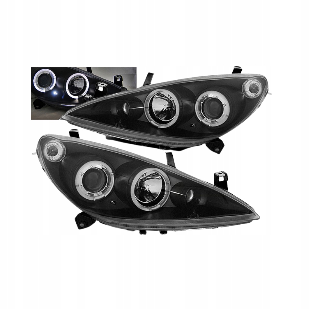 Lampy Reflektory RINGI PEUGEOT 307 OD 2001 -2005 R