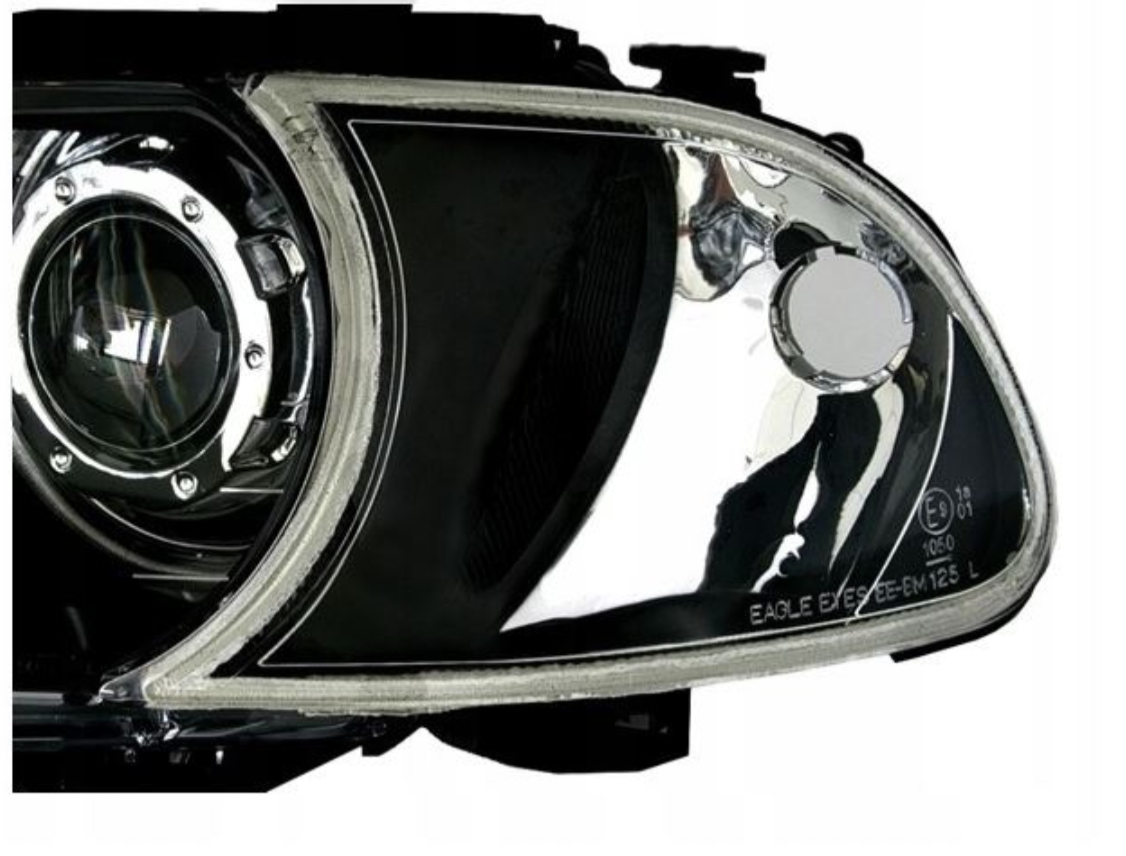 LAMPY REFLEKTORY Do BMW E46 COUPE CABRIO Od 1999 Do 2003 BIAŁE RINGI LED