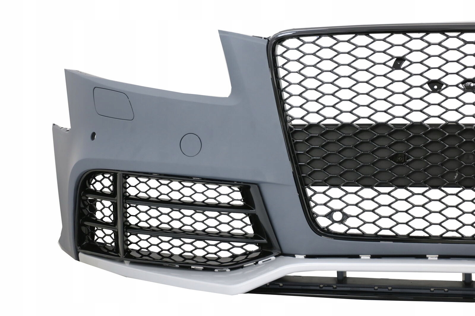 ZDERZAK PRZEDNI + GRILL LOOK RS5 DO AUDI A5 8T OD 2008 DO 2011 Roku