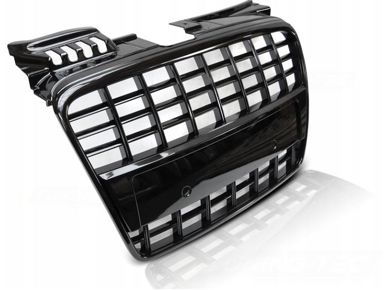 GRILL ATRAPA DO Audi A4 B7 OD 2004 DO 2008 Roku CZARNY POŁYSK