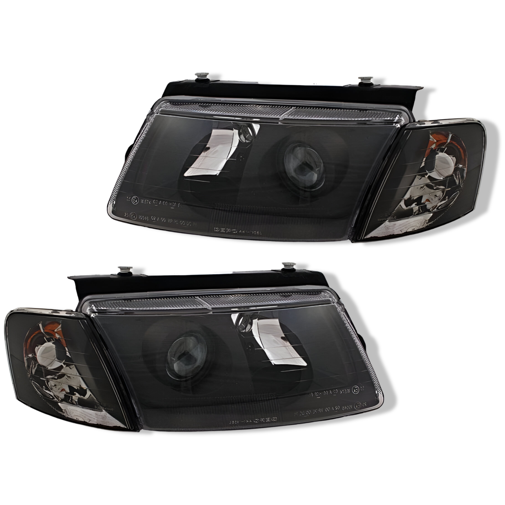LAMPY REFLEKTORY DO VW PASSAT B5 OD 1996 DO 08.2000 Roku  H7 BLACK  DEPO