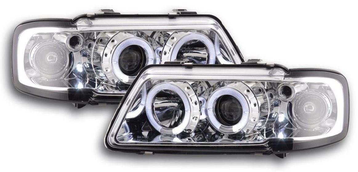 REFLEKTORY LAMPY DO AUDI A3 8L OD 1996 DO 2000 Roku  SOCZEWKI RINGI