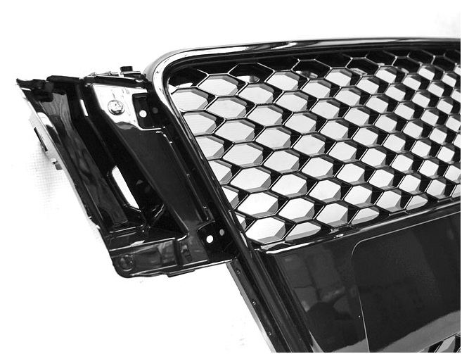 Grill ATRAPA AUDI A5 07-11 RS-Style CZARNY POŁYSK
