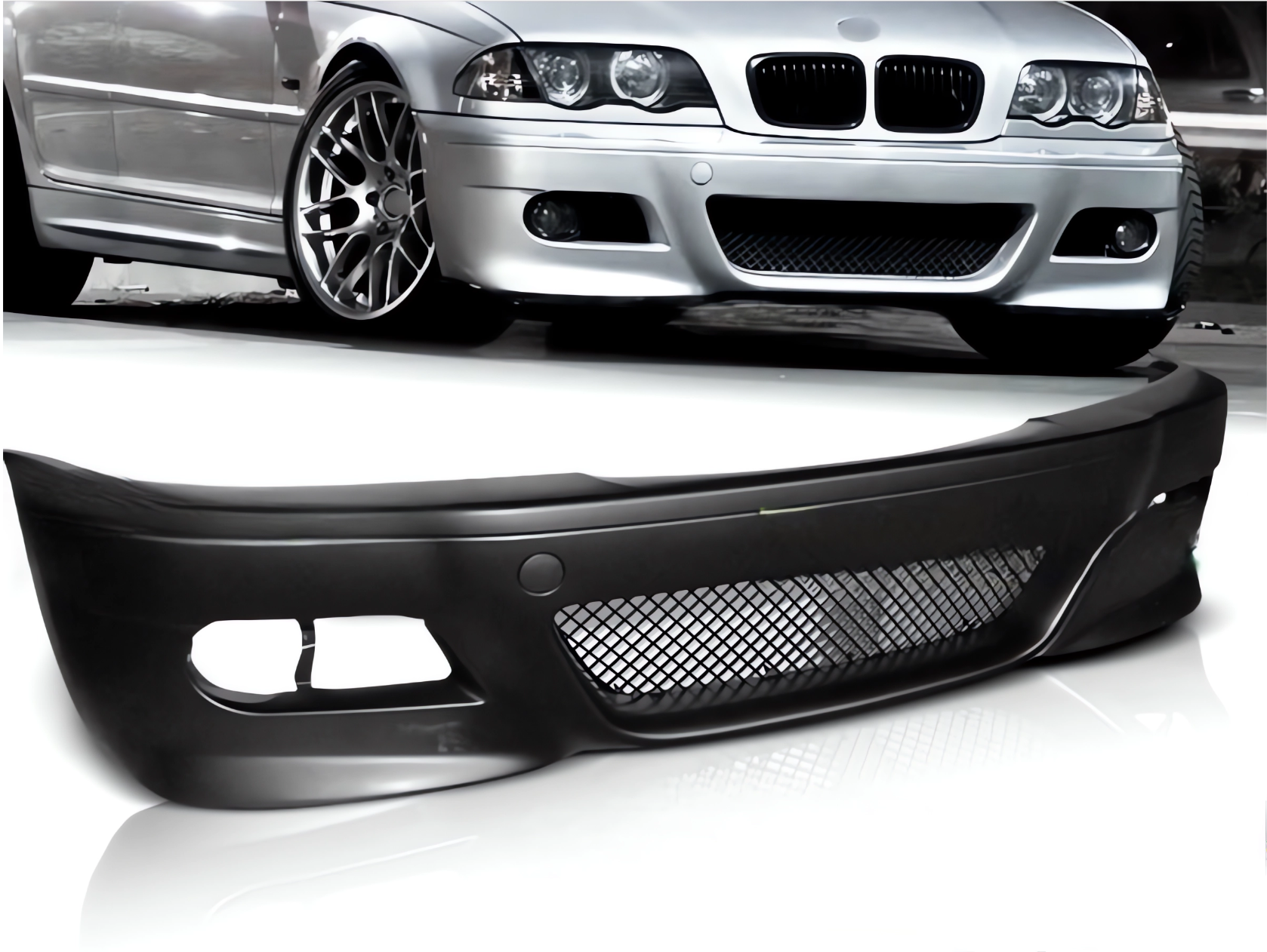 Zderzak BMW E46 M3 + Halogeny SEDAN COUPE CABRIO