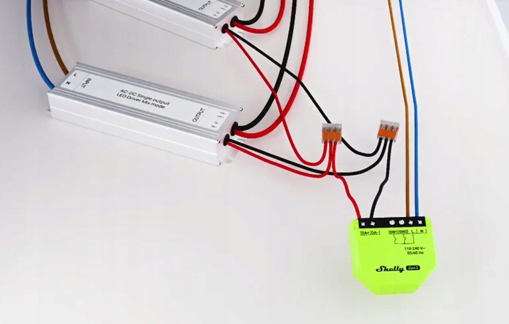 Shelly Ściemniacz Światła Dla Systemu DALI Dimmer Gen 3 Procesor ESP32-C3