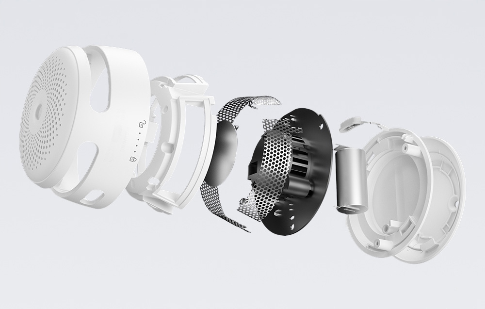 Czujnik Dymu WiFi TUYA Smart Life XS01-WT Alarm Dźwiękowy LED 85dB X-SENSE