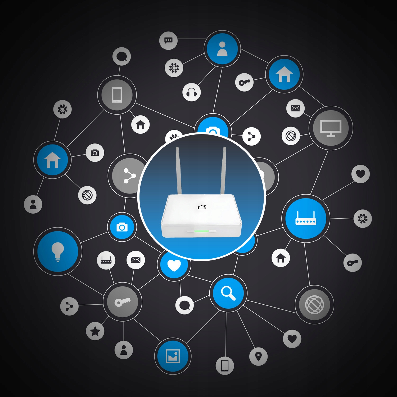 Inteligentny Przełącznik 2 Kanały Opcjonalna Żyła N ZigBee TUYA Smart Life
