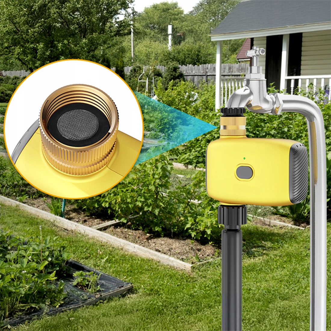 Sterownik Zawór Podlewania Nawadniania Ogrodu Timer 3/4 Cala ZigBee TUYA