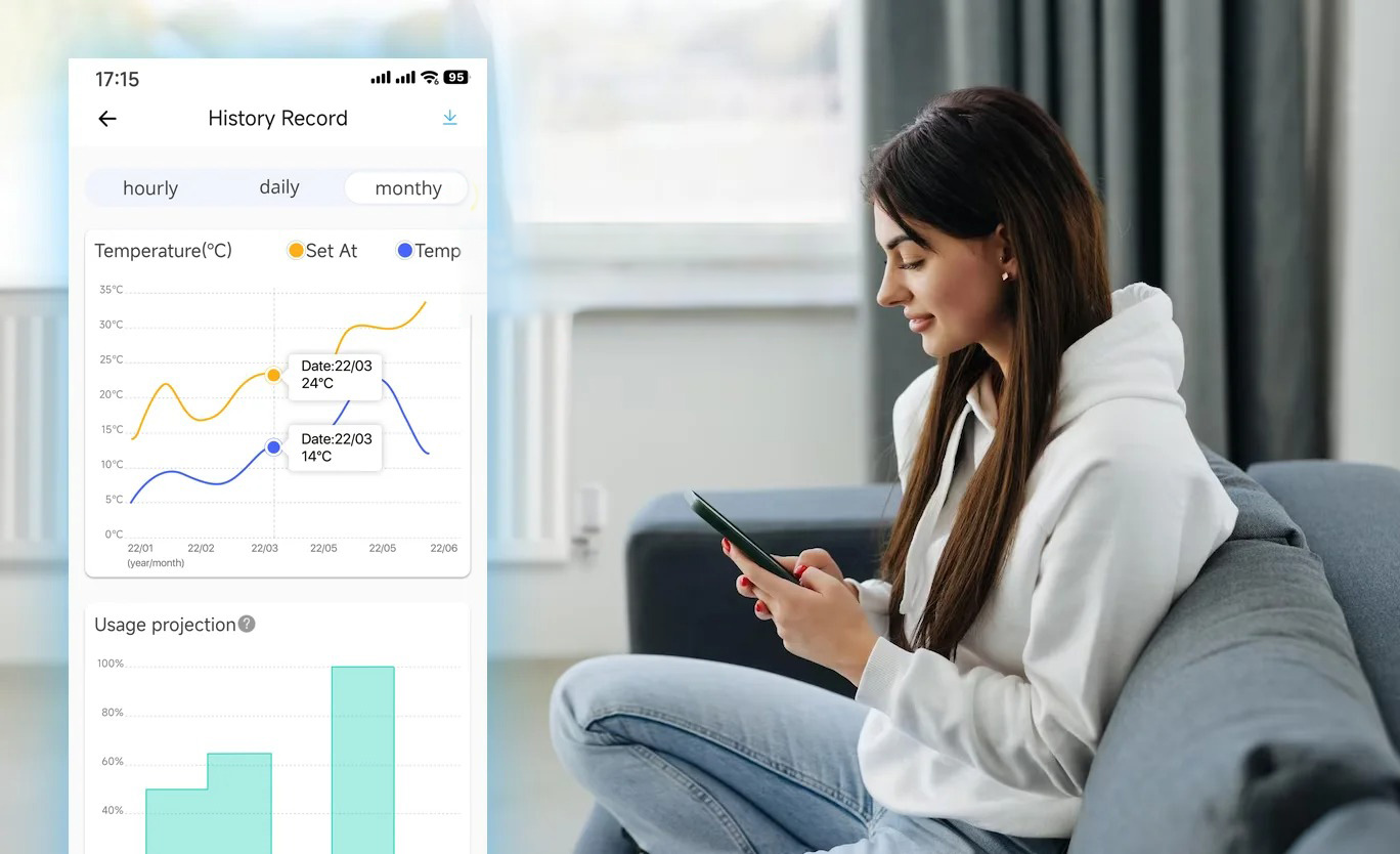 Inteligentna Głowica Termostatyczna Sonoff TRV ZigBee eWelink