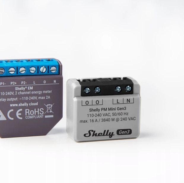 Shelly PM Mini Gen3 Pomiar Mocy do 16A WiFi Matter
