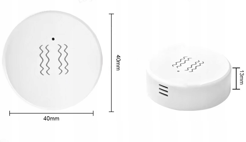 Czujnik Wibracji Inteligentny Sensor Drgań Detektor ZigBee TUYA Smart Life