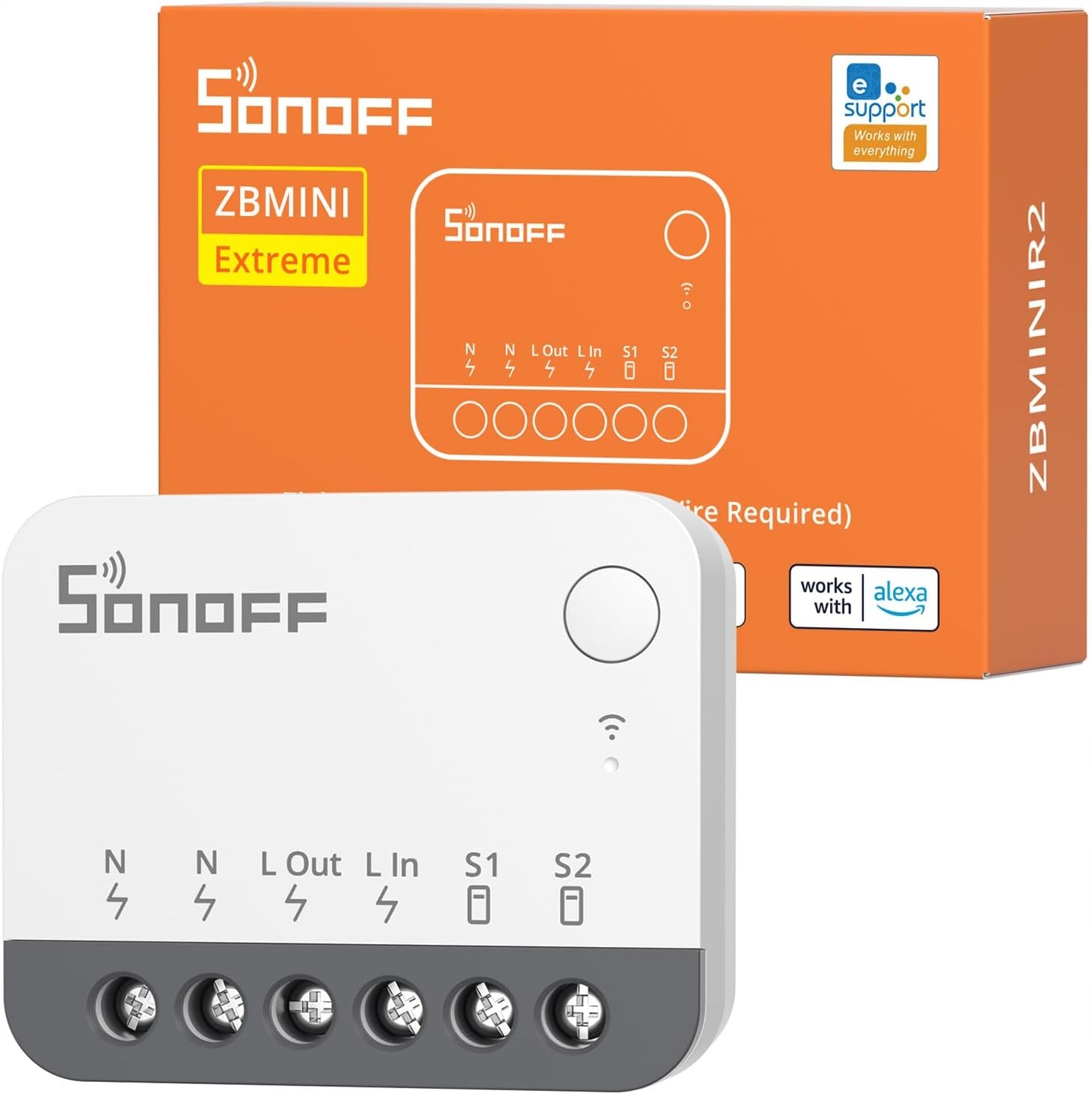 Sonoff ZBMINIR2 ZBMINI Extreme przekaźnik ZigBee eWeLink ZHA Zigbee2MQTT