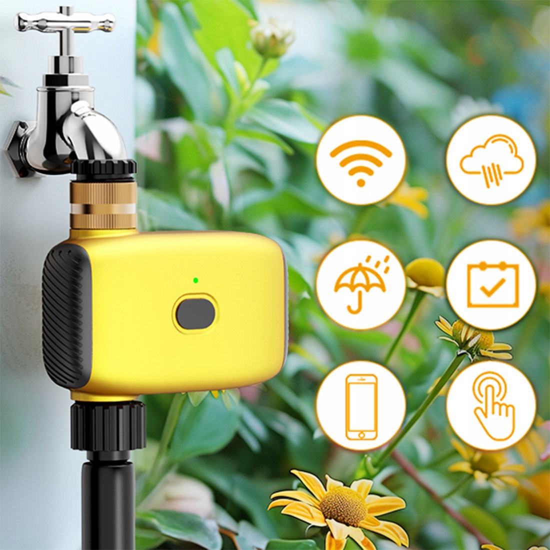 Sterownik Zawór Podlewania Nawadniania Ogrodu Timer 3/4 Cala ZigBee TUYA