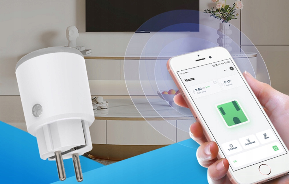 Inteligentne Gniazdko Matter 16A WiFi Smart