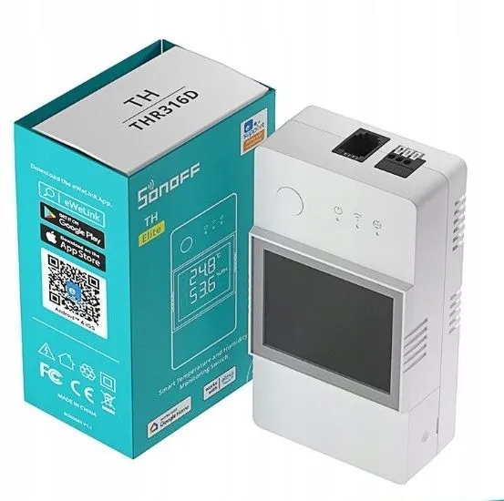 Sonoff TH Elite THR316D 16A temp wilgotności WiFi