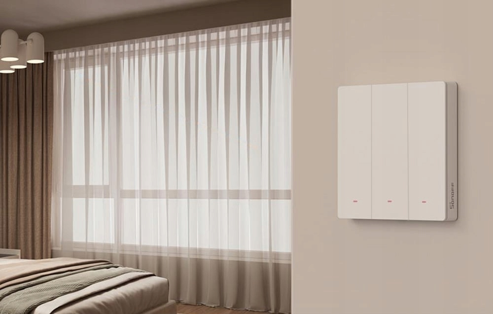 Sonoff ZBM5-3C-86W Inteligentny Przełącznik Ścienny ZigBee 3-Kanałowy Smart