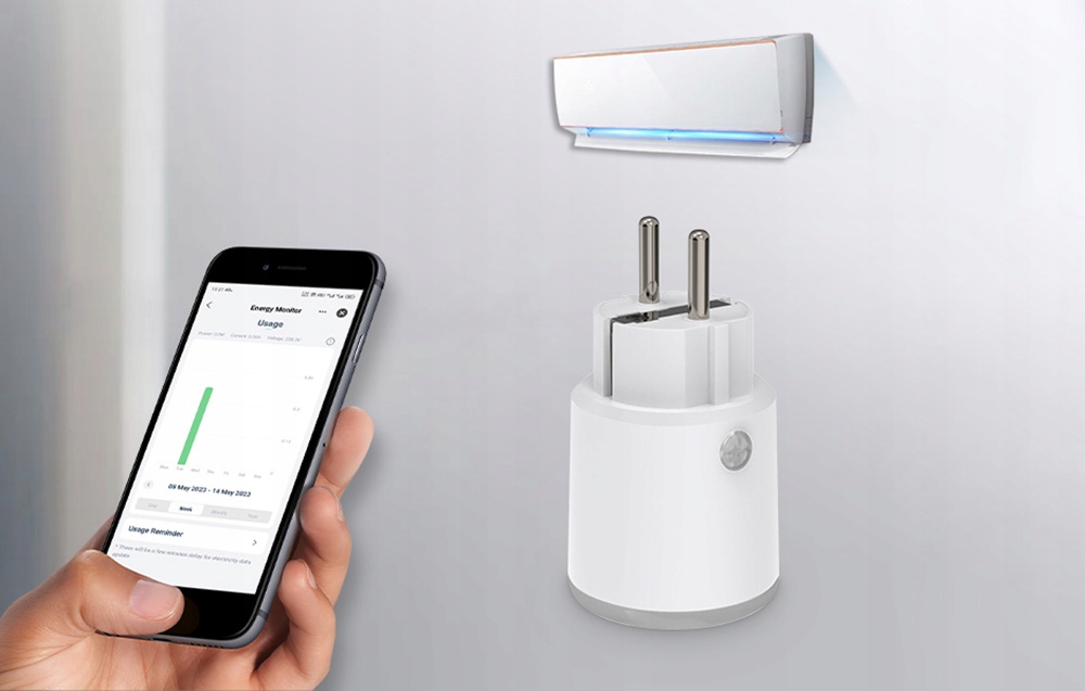 Inteligentne Gniazdko Matter 16A WiFi Smart