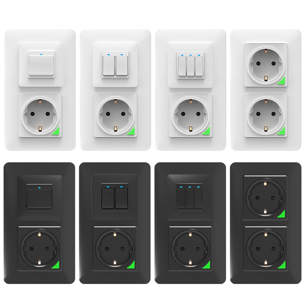 Przełącznik Włącznik 3 Obwody ZigBee TUYA Przycisk PSMART Biały