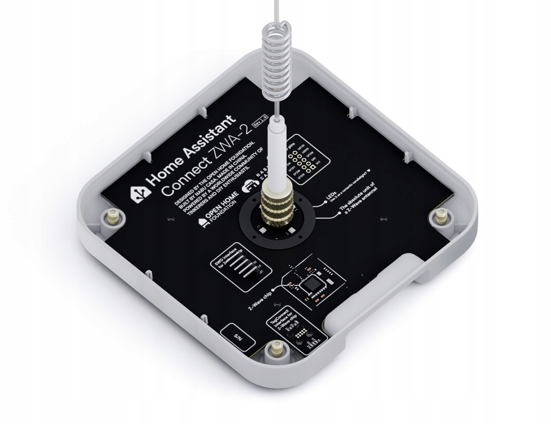 Home Assistant Connect ZWA-2 Antena USB dalekiego zasięgu Z-Wave Nabu Casa