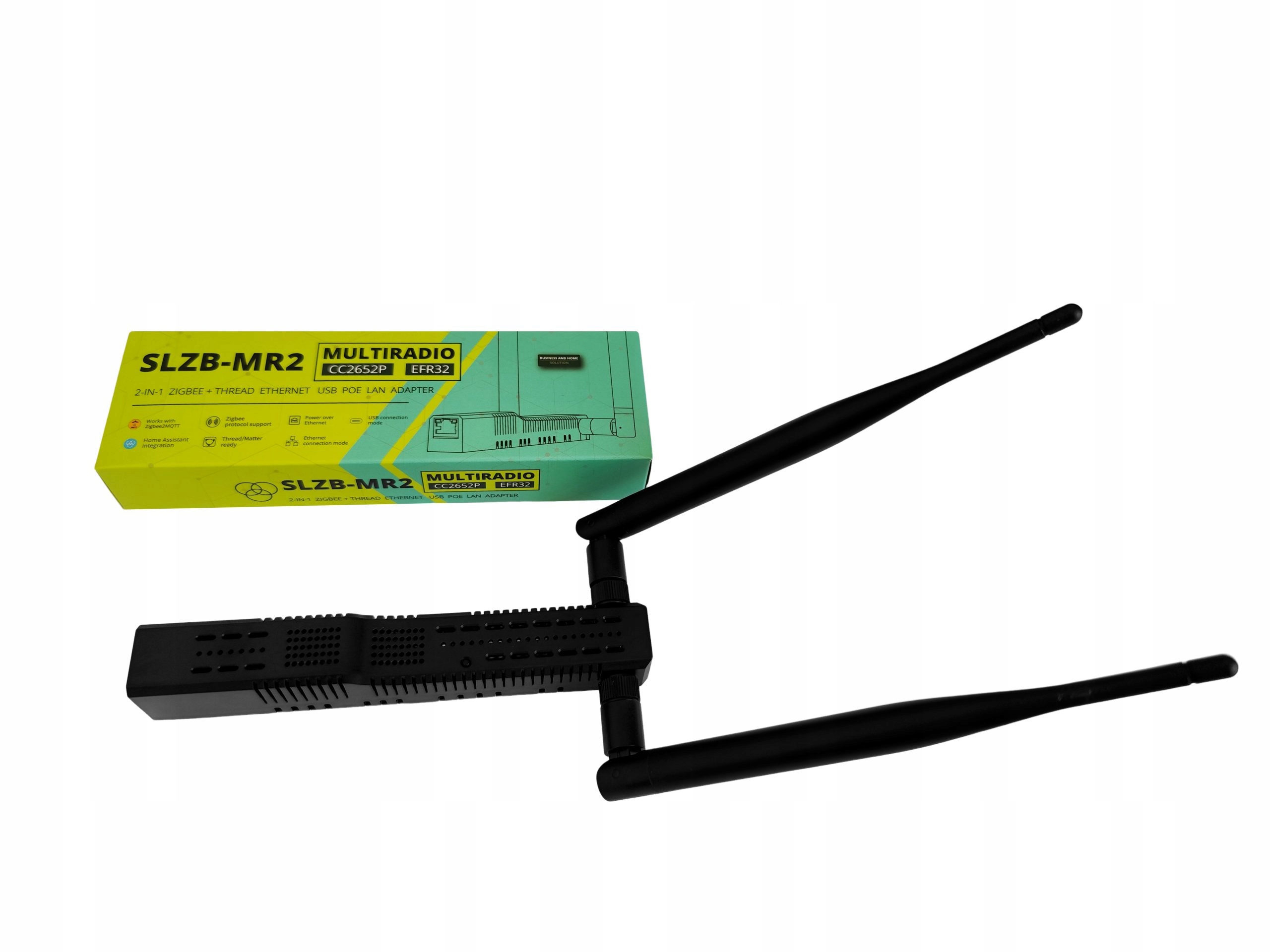 Adapter SLZB-MR2 ZigBee Thread Matter ESP32 CC2652P EFR32MG21 PoE WiFi LAN