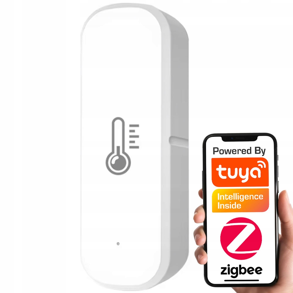 Czujnik Temperatury Wilgotności AAA ZigBee TUYA Smart Life ZigBee2MQTT