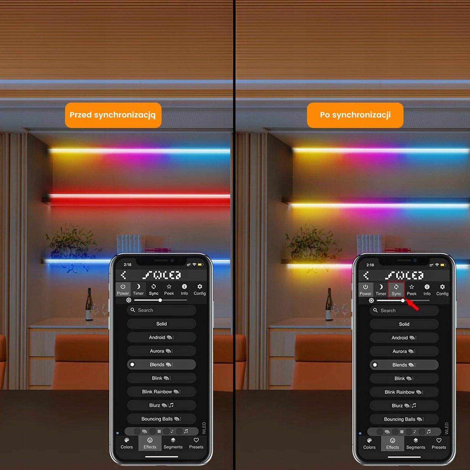 Kontroler WLED RGBIC ESP32 5~24V 15A WiFi Mikrofonem GLEDOPTO