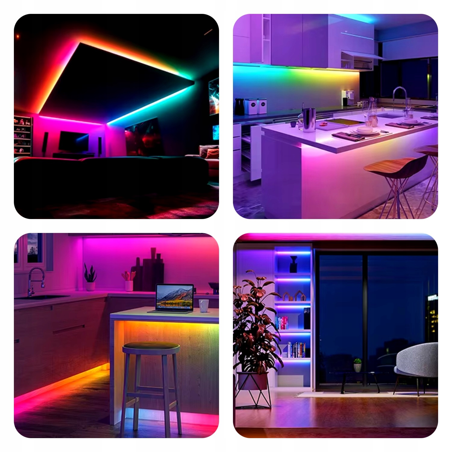 Kontroler WLED RGBIC ESP32 5~24V 15A WiFi Mikrofonem GLEDOPTO