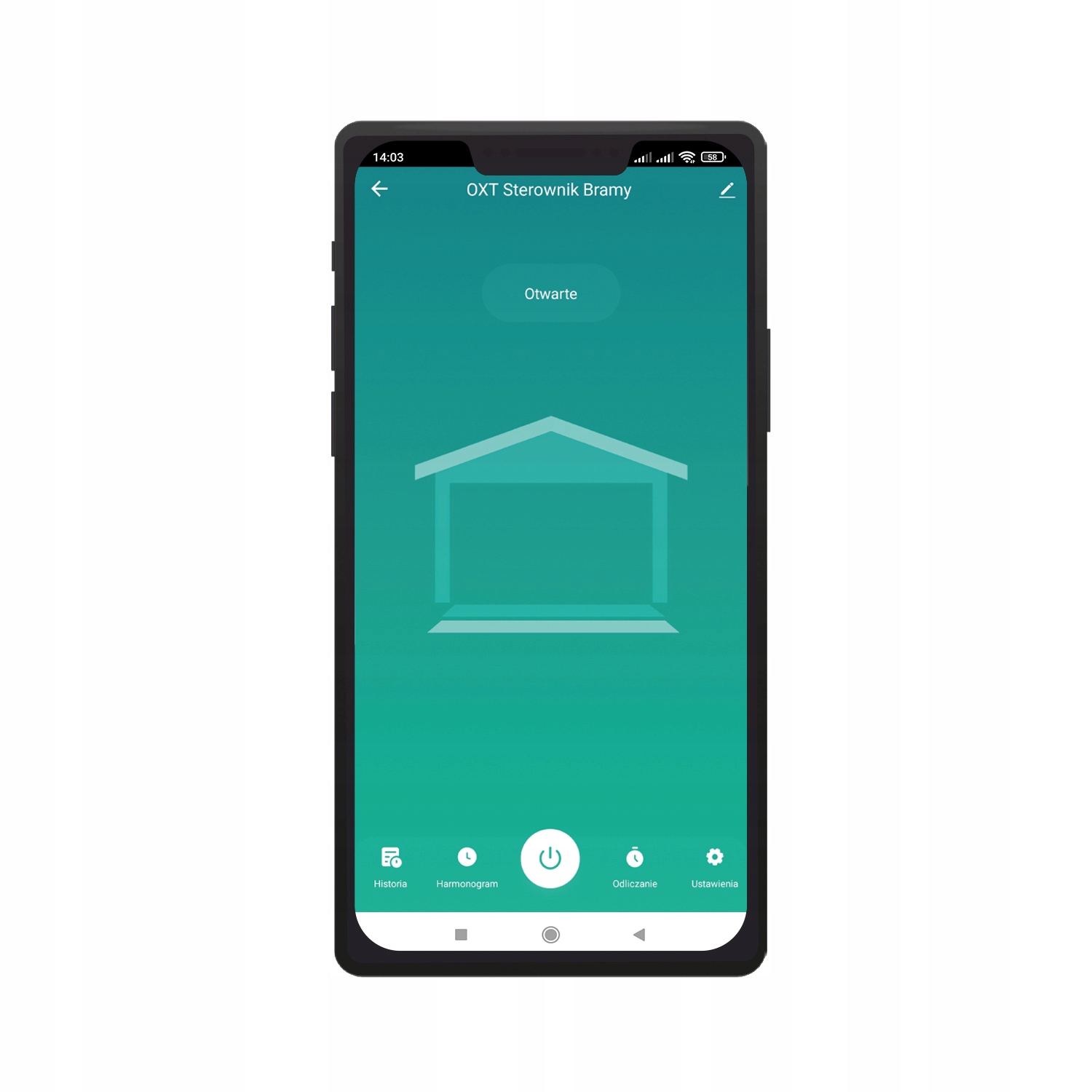 OXT Sterownik z sensorem do silnika bramy garażu ZigBee TUYA