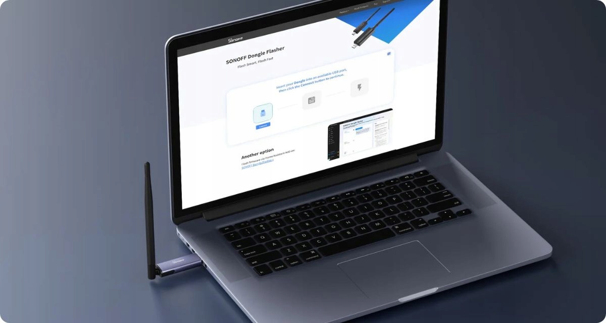 Sonoff Dongle Plus MG24 Zigbee Thread USB Bramka Koordynator Zigbee2MQTT