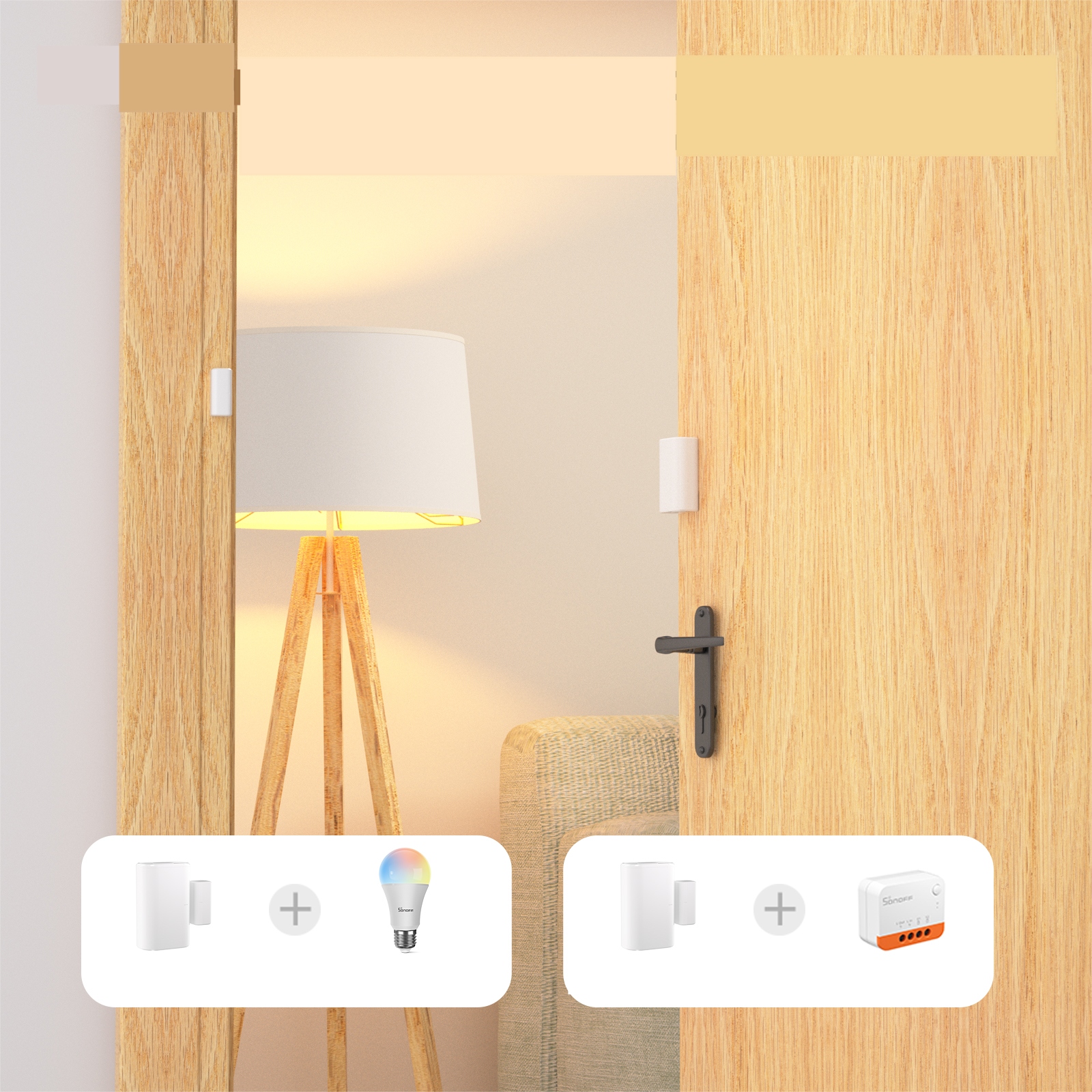 Sonoff SNZB-04P Czujnik Otwarcia Drzwi Okna ZigBee Kontaktron ZigBee2MQTT