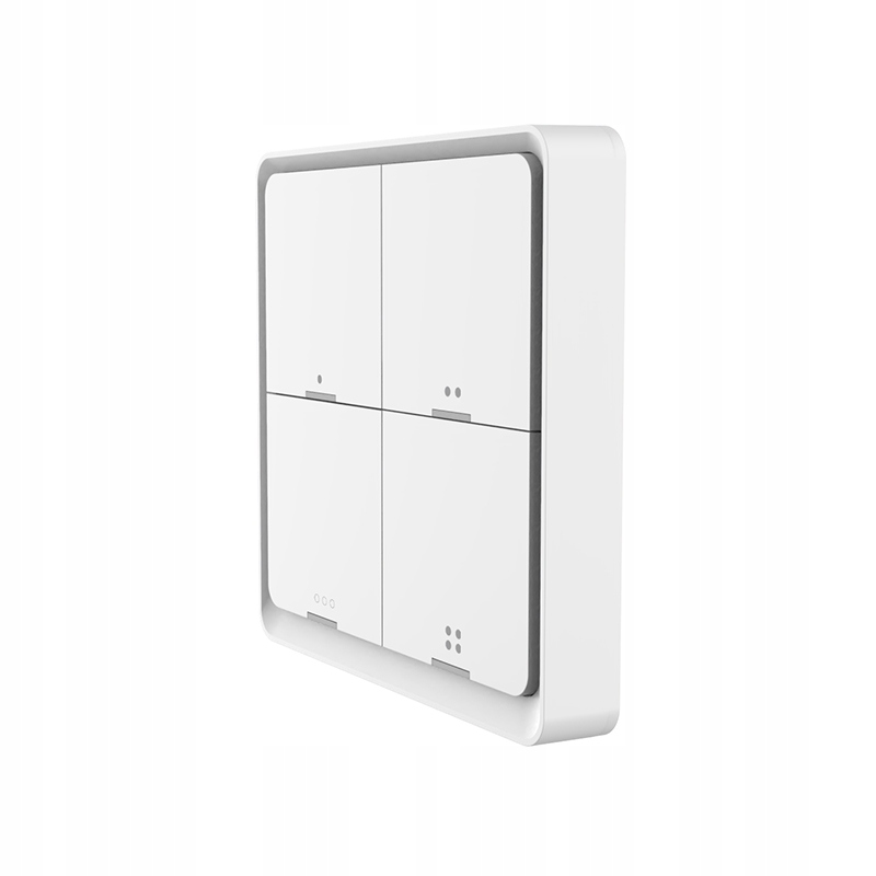 Włącznik Pilot Scen 4 Kanały 12 Program ZigBee TUYA Bezprzewodowy