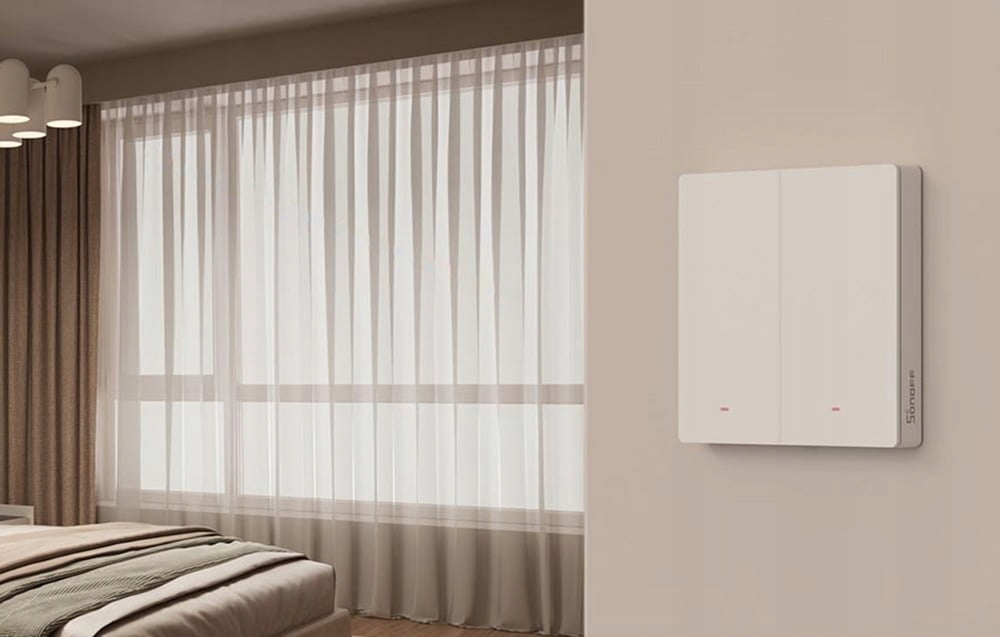 Sonoff ZBM5-2C-86W Inteligentny Przełącznik Ścienny ZigBee 2-Kanałowy Smart