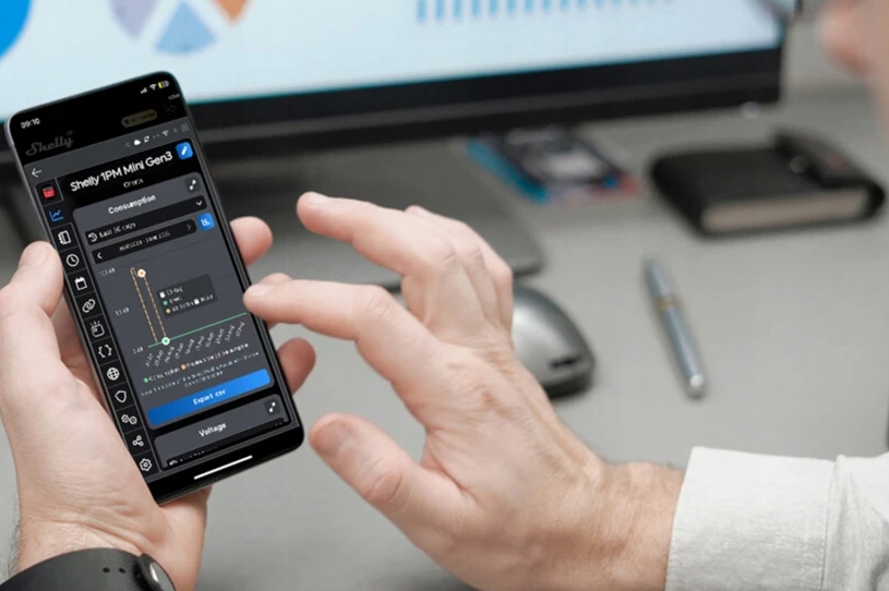 Shelly PM Mini Gen3 Pomiar Mocy do 16A WiFi Matter