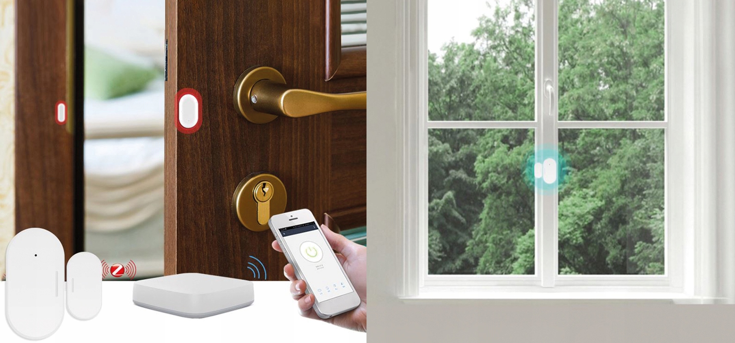 Czujnik Otwarcia Drzwi Okien Kontaktron CS ZigBee TUYA Smart Life