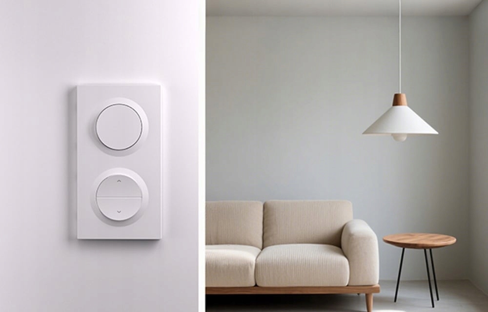 Sonoff EF2G Orb Ramka Podwójna Fusion Do Włączników Ściennych Smart Biała