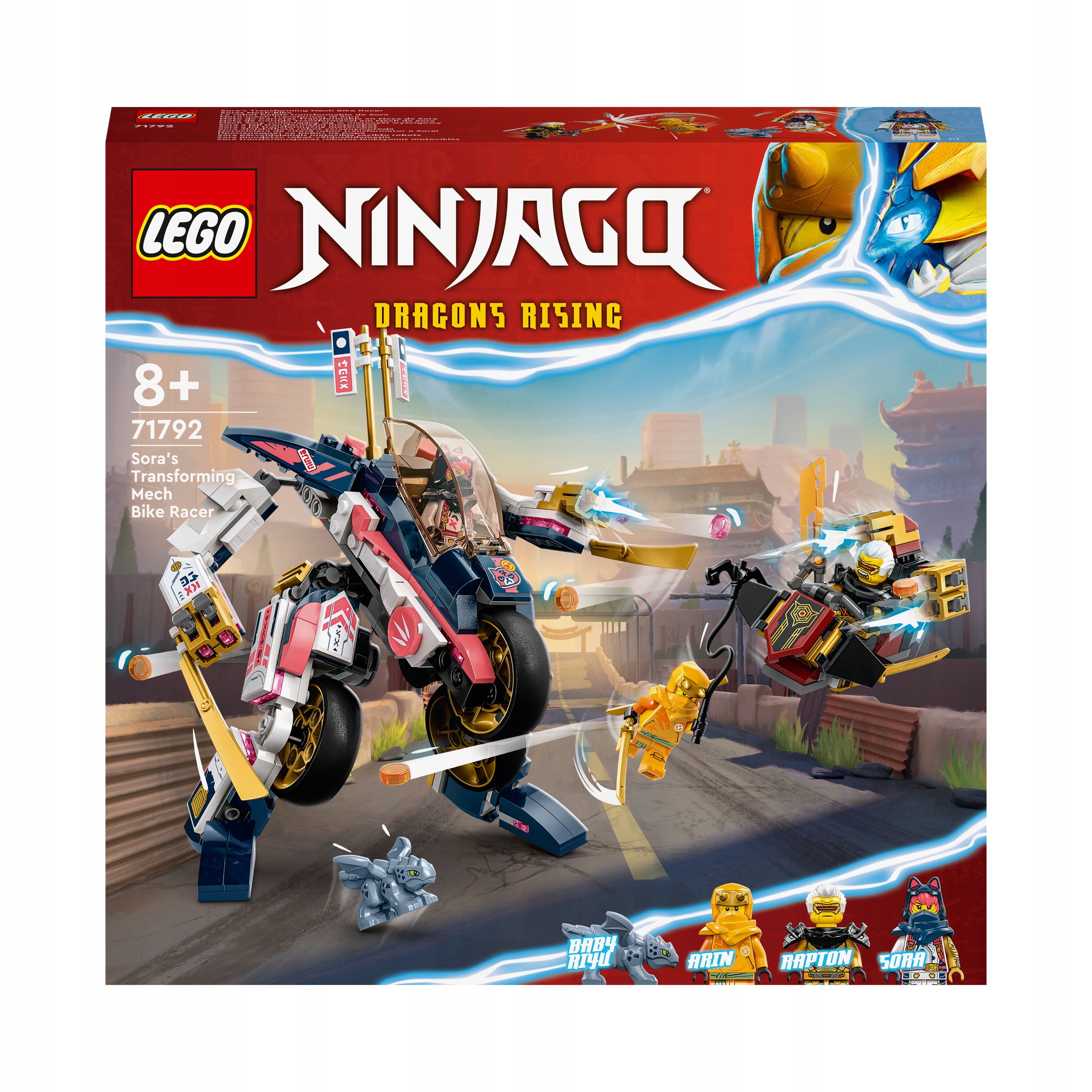 【sora】 LEGO NINJAGO Mech Sora zmieniający się w motocykl