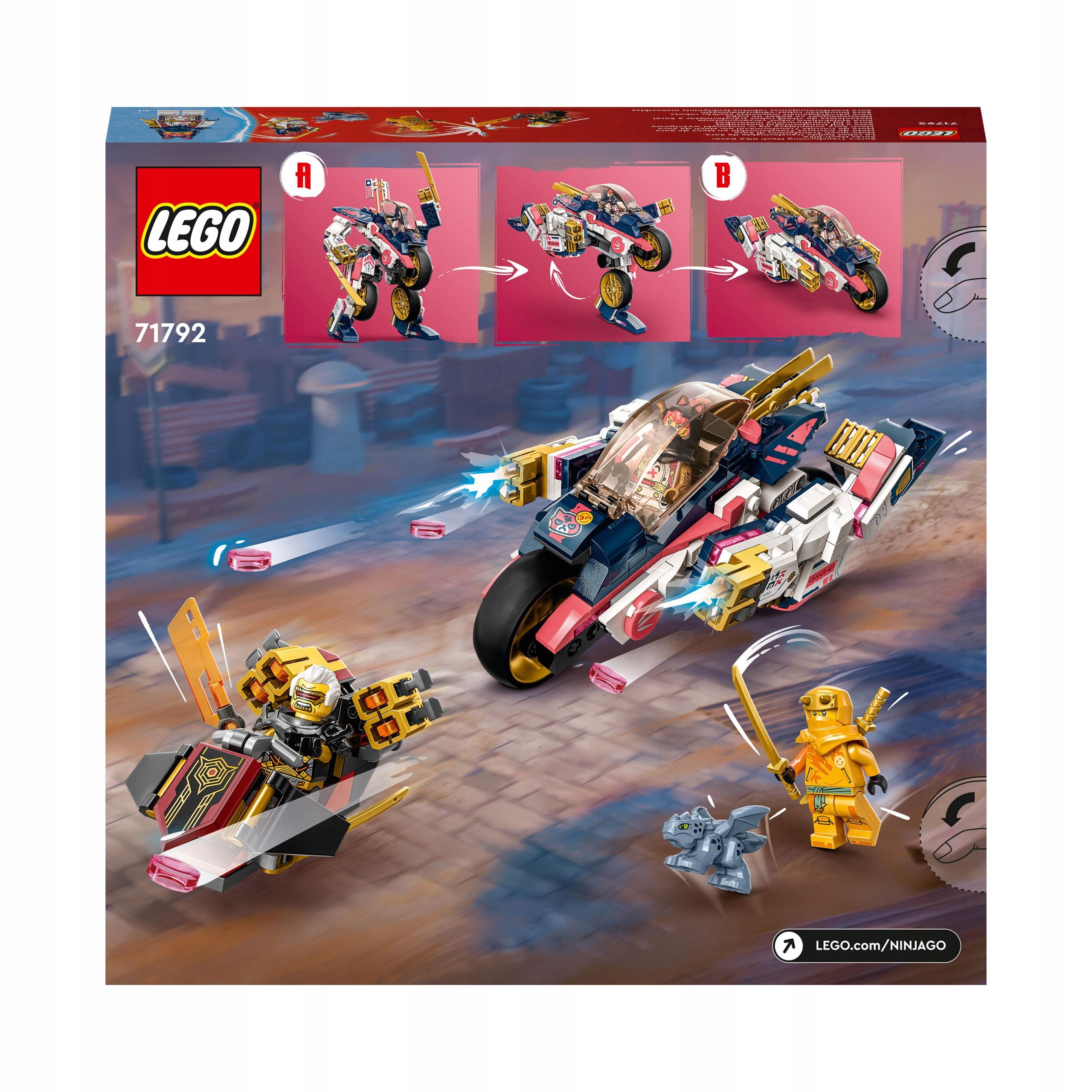【sora】 LEGO NINJAGO Mech Sora zmieniający się w motocykl