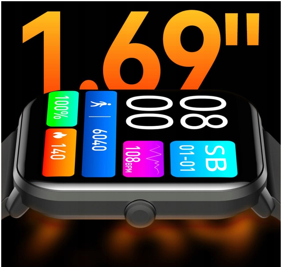 Core Energy X Mサイズ Smartwatch Maxcom FW36 Aurum SE czarny 1,69