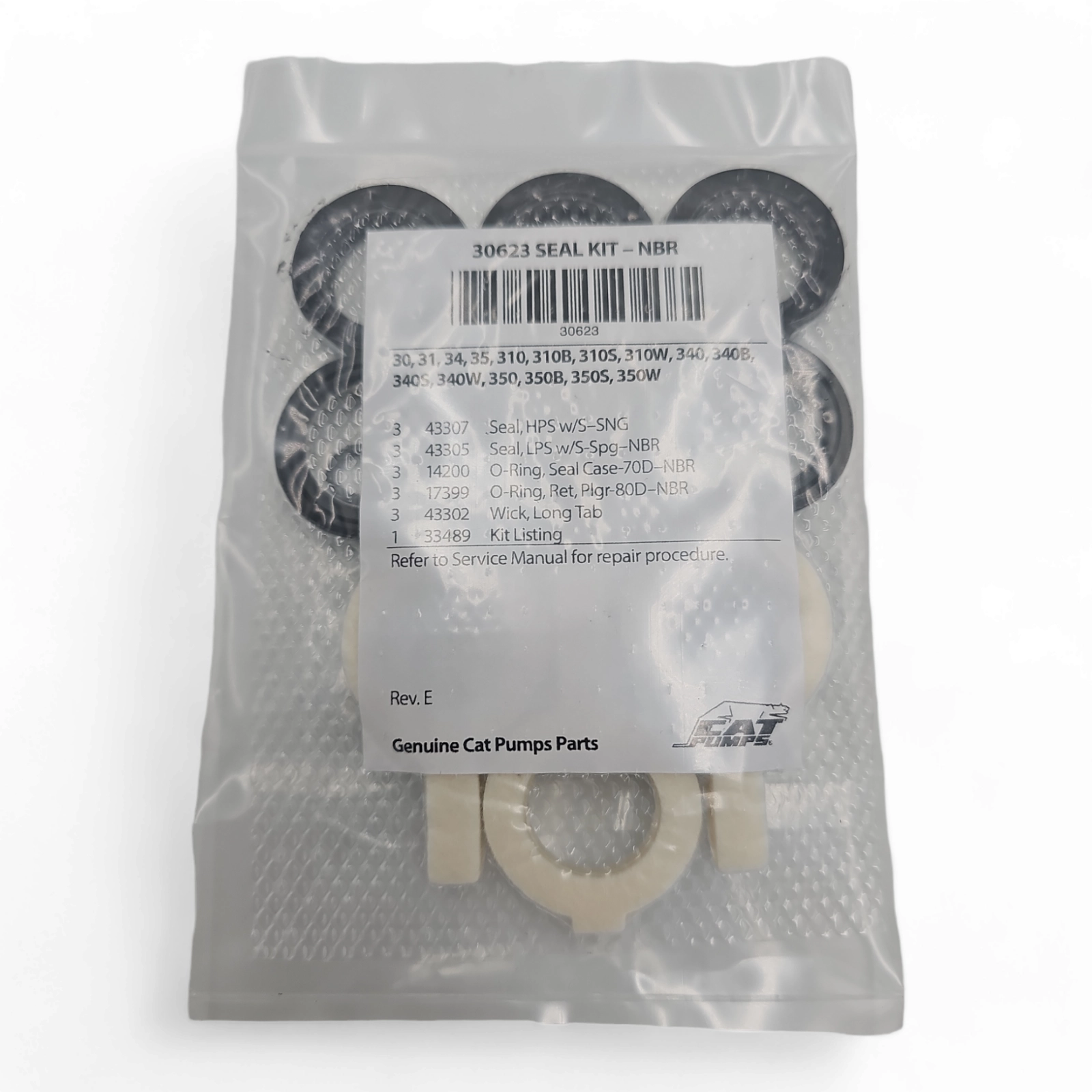 Zestaw uszczelnień pompy CAT 350 NBR - 30623