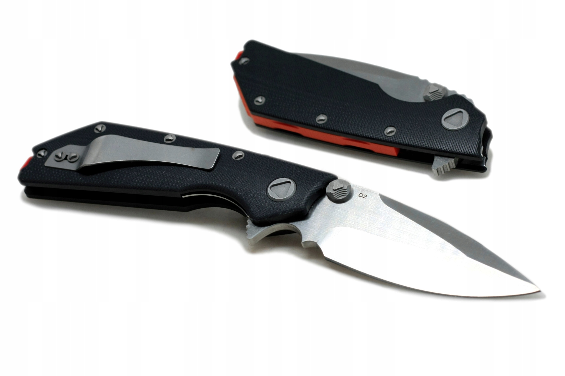 Nóż Eafengrow EF335-BK składany taktyczny survival G10 stal D2 EDC scyzoryk