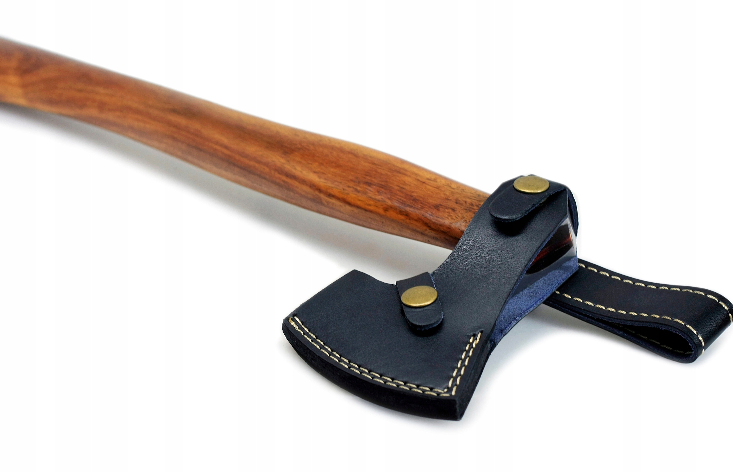 Siekiera topór wikinga myśliwski stal węglowa etui