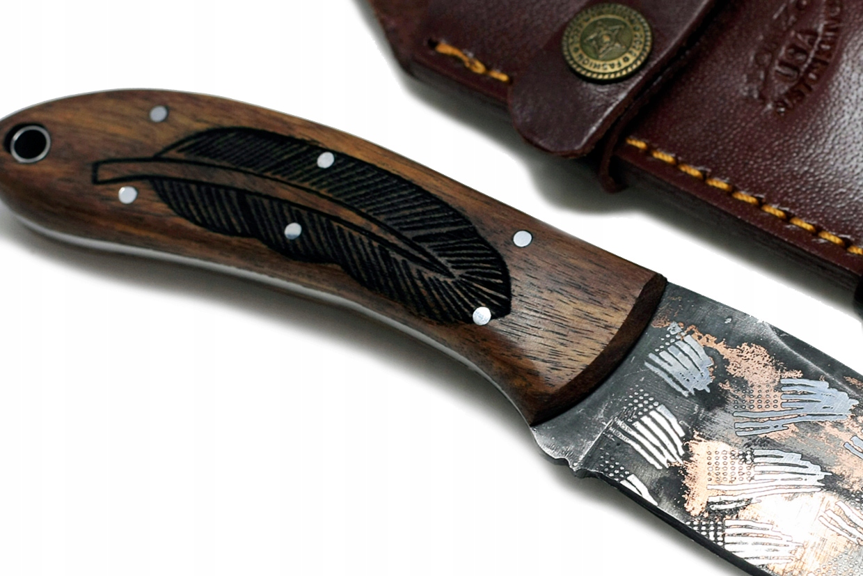 NÓŻ MYŚLIWSKI BUSHCRAFT taktyczny wojsko survival