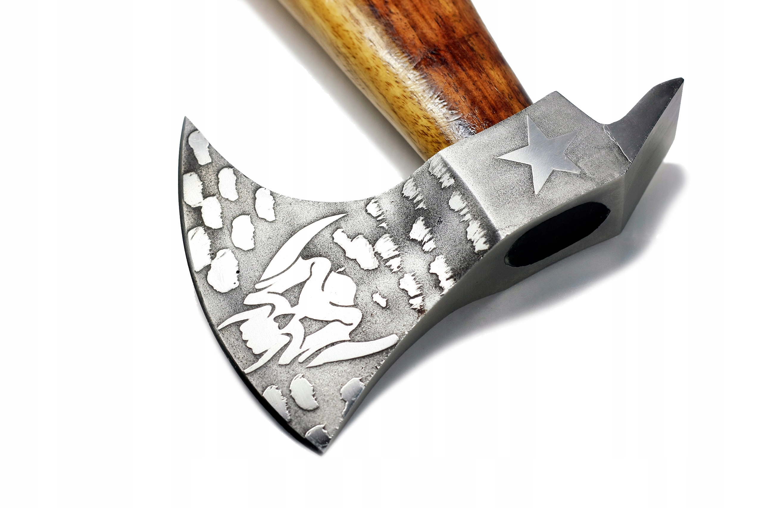 Siekiera topór myśliwski stal węglowa Alistar etui